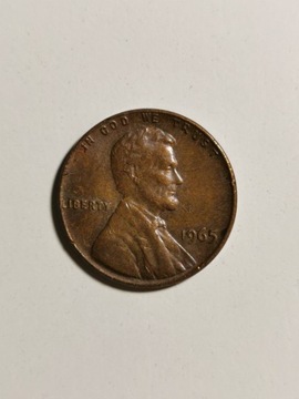 Moneta USA 1965 1 cent penny Lincoln