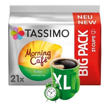 Kapsułki Tassimo Morning Cafe XL filter 21 szt. DE