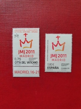 Watykan Mi 1716** i Hiszpania rok 2011
