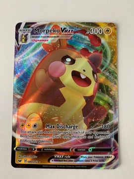 POKEMON KARTA MORPEKO VMAX SWORD SHIELD 080/202