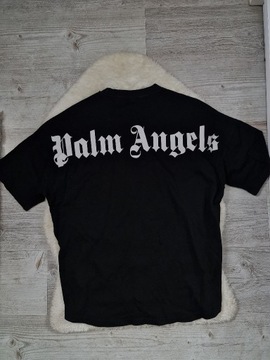 Koszulka T-shirt palm angels Rozmiar L Czarna Logo