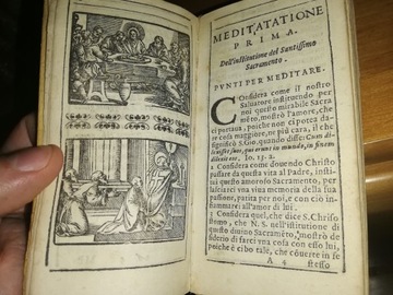 Luca Pinelli Medytacje duchowe 1611 Wenecja