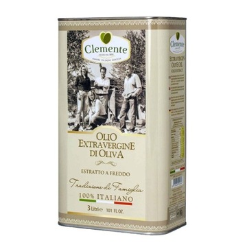 Oliwa z oliwek extra vergine Clemente 3L Italy 