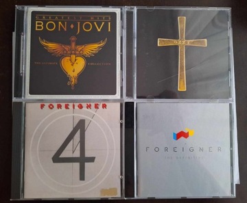 Zestaw 4xCD - Foreigner (2),Ozzy Osbourne,Bon Jovi