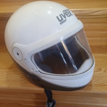 Kask motocyklowy na skuter markowy solidny UVEX 