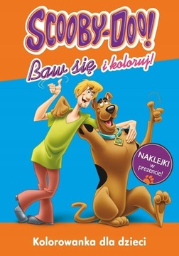 KOLOROWANKA EDUKACYJNA SCOOBY - DOO Z NAKLEJKAMI