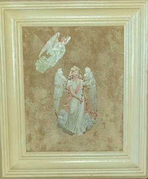 Obraz Anioł Stróż, 42/35cm.