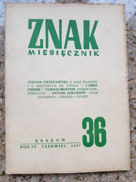 Znak miesięcznik nr 36 (Nr 1 po wznowieniu)