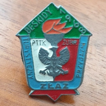 PTTK 1968 Złaz turystyczny - Beskidy (orzeł)