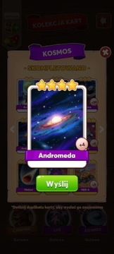 Andromeda | Karta do gry Coin master