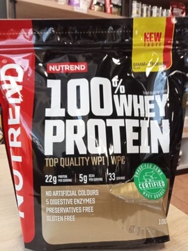 Nutrend 100% Whey Protein 1000g Białko WPC WPI !!!