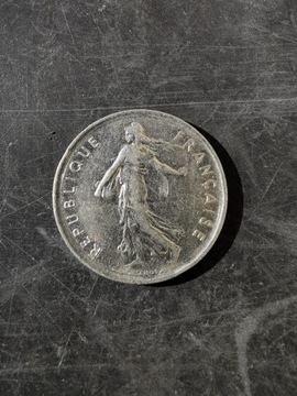 Moneta, Francja, Semeuse, 5 Francs, 1970, Paris,
