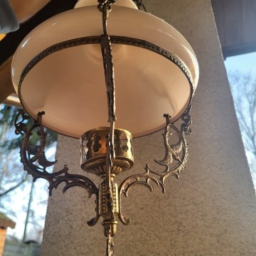 Żyrandol ceramiczny lampa,vintage, retro,Prowansja