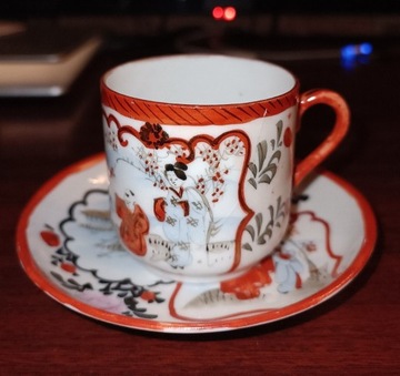 Filiżanka na kawę z chińskiej porcelany, handmade