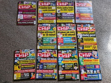 Magazyn CHIP 01-12/2009 bez 05/2009 + płyty DVD 