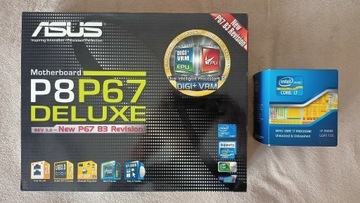ASUS p8p67 Deluxe + Intel I7 2600K +16GB Corsair