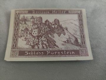 30 Heller 1920 Purstein Dolna Austria 