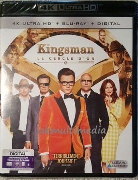 Kingsman Złoty Krąg 4K + blu-ray + Digital HD PL