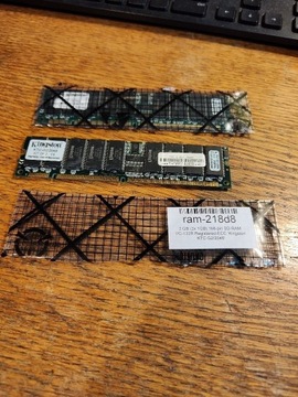 Para 2x1GB KTC-G2, ECC, 168-pin, PC-133R, DIMM RAM