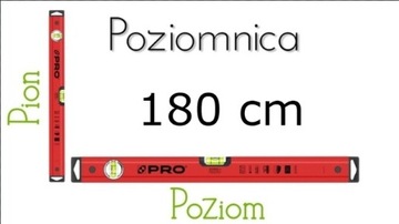 Poziomica PRO 180cm Poziomnica Jelenia Góra