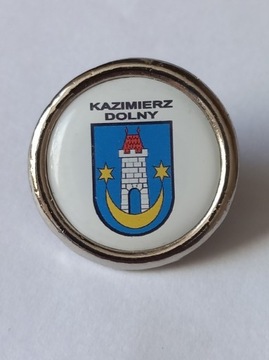 Herb miasta Kazimierz Dolny przypinka pin odznaka