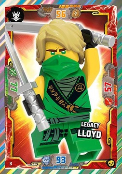 Karta LEGO Ninjago seria 6 - Nr 3: Legacy Lloyd