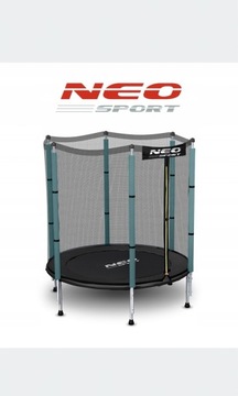 Trampolina z siatką Neo-Sport 140 cm NOWA