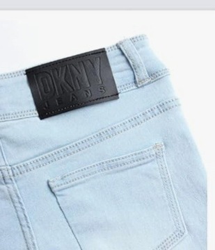 Spodnie jeansowe DKNY girls 128 8 nowe szerokie