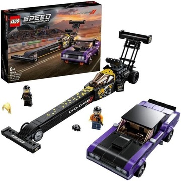 LEGO SPEED CHAMPIONS Dodge Dragster i Challe 76904