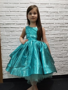 Sukienka wizytowa suknia tiulowa dla dziewczynek 