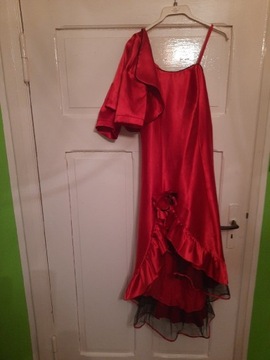 Czerwona sukienka hiszpanka r.38