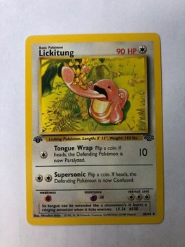 Lickitung karta pokemon 38/64 jungle NM 1st 