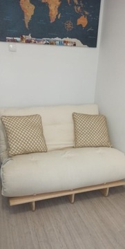 Sofa rozkładana futon z funkcją spania 120x200 cm
