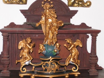 Rzeźba barokowa adoracja MB Immaculaty