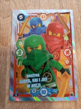 Lego Ninjago seria 9 074 Druż Lloyd Kai i Jay