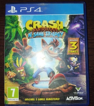 Gra PS4 Crash Bandicoot N Sane Trilogy
