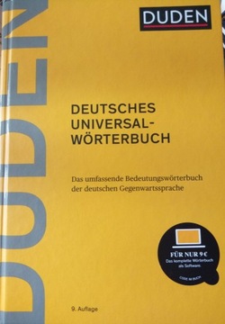 DUDEN Deutsches Universalwörterbuch 9. Auflage 