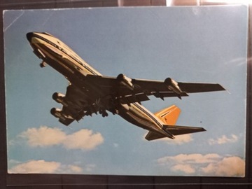 Pocztówka  Souht African Airways Boeing 747