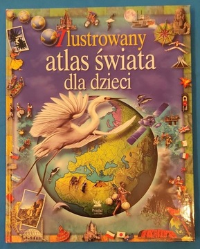 Ilustrowany atlas świata dla dzieci + mapa Polski