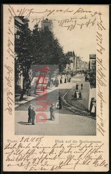 TORUŃ Thorn Breitestrasse  1905