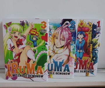 Iruma w szkole demonów Manga tomy: 1,2,3