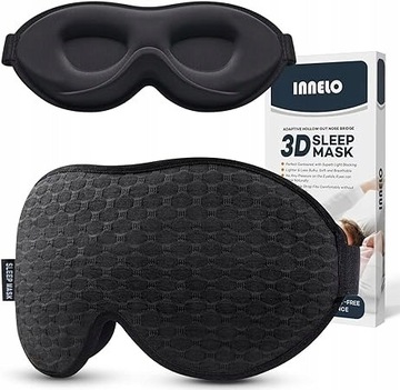 Maska INNELO 3D Na Oczy Smart Memory Pianka