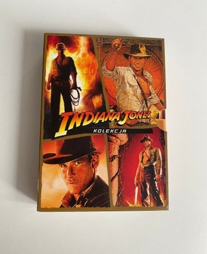 Filmy DVD Zestaw Indiana Jones 1-4 Komplet 