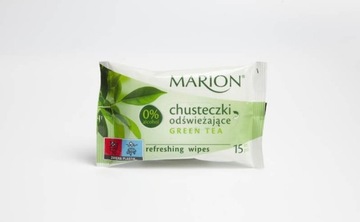 MARION WIPES Chusteczki odświeżające green tea