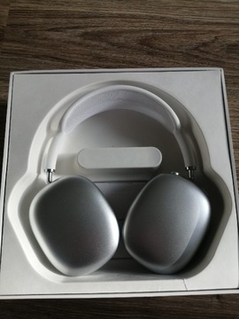 Airpods max NOWE apple srebrne białe słuchawki