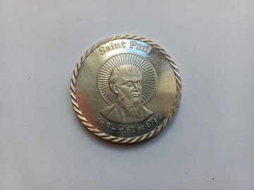 Medal religijny francuski "Święty Paweł". 