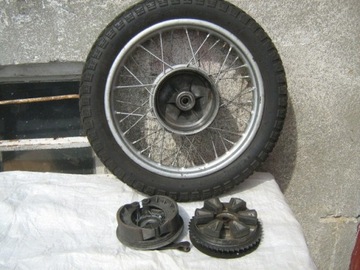 Jawa 250 350 Panelka- tylne koło kompletne