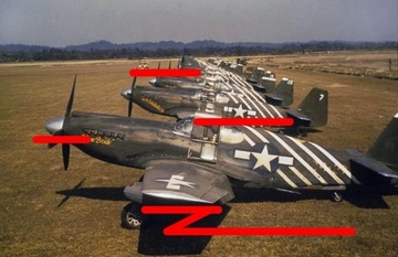 P-51A Mustang z 1z Air Commando Group, Indie 1944