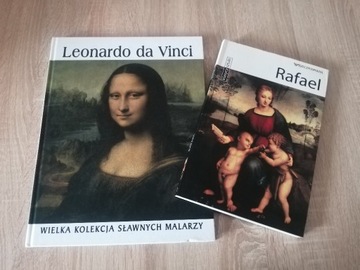 LEONARDO DA VINCI , RAFAEL ZESTAW 2 KSIĄŻEK