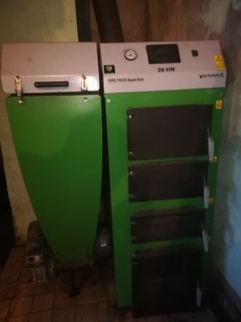 Piec Sas Krs  Aqua Duo, 20 KW z podajnikiem